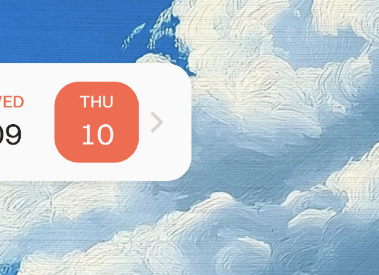 A close-up on the brushstroke effect that gives Cora its texture.